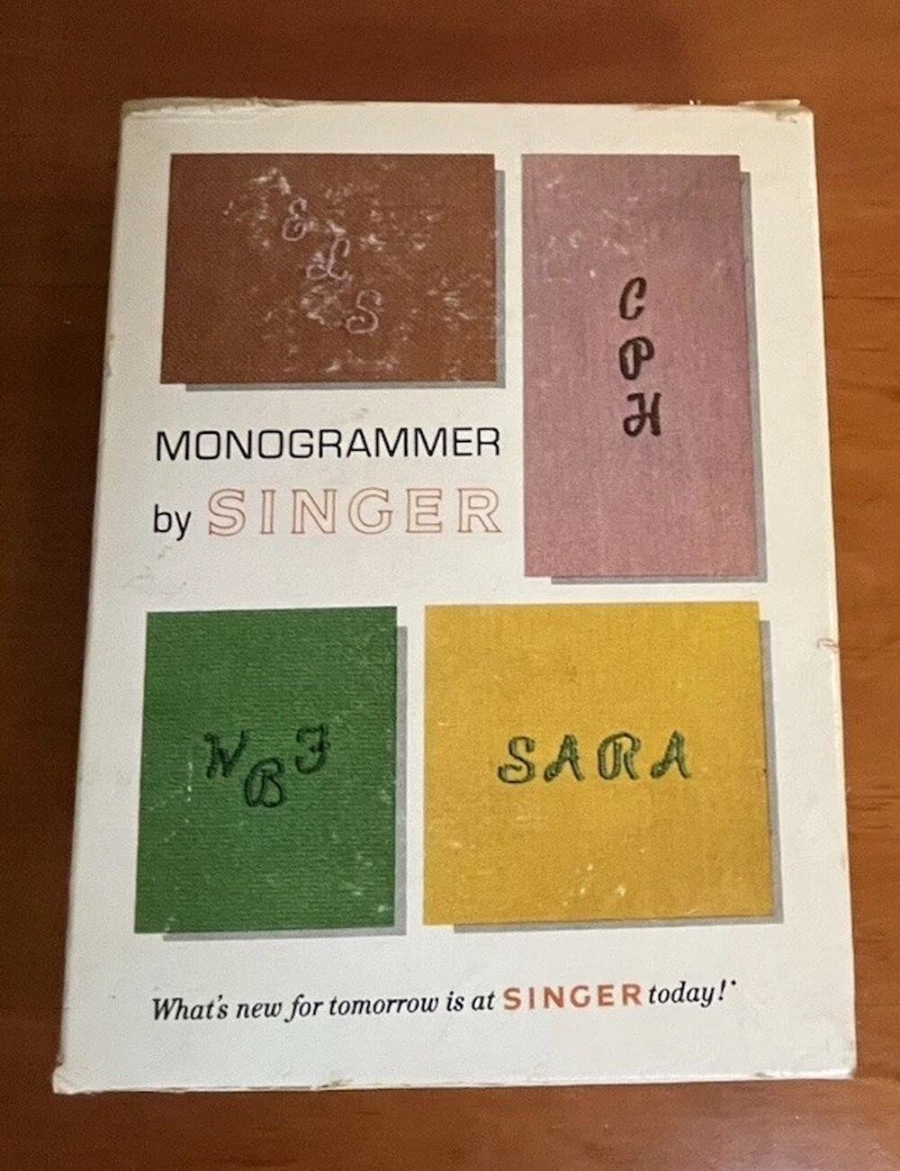 Vintage 1969 Monogrammer by Singer, NO 171256. - For Parts Only Not Complete